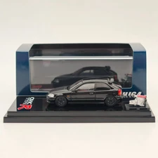Hobby Japan 1/64 Type-R EK9 Custom with Engine Diecast Models Toys Car Black US