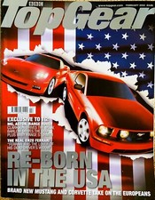 TOP GEAR MAGAZINE FEB-2004 - MG Xpower SV, Ford Mustang, Chevrolet Corvette