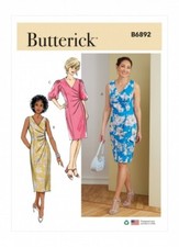 Butterick Sewing Pattern 6892 Dresses F5 (16-18-20-22-24)