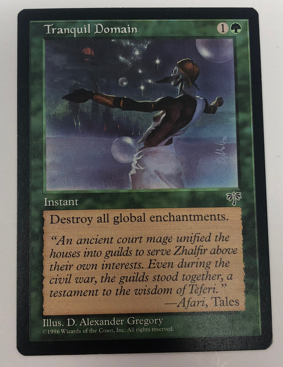 1996 Magic: The Gathering - Mirage Tranquil Domain