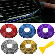 5m 10m Auto Innenraum Zierleiste Streifen Dekorleisten Metallic Strip Line