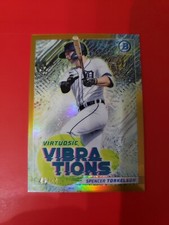 Spencer Torkelson 2022 Bowman Chrome Virtuosic Vibrations GOLD 43/50 , Tigers