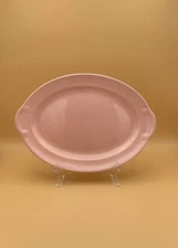 Taylor Smith & Taylor Lu-Ray Pastels Sharon Pink VINTAGE Platter