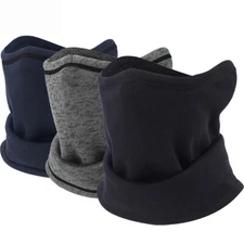 Winter Neck Warmer Fleece Scraf Half Face Mask for Men Women Ski Running Cycling