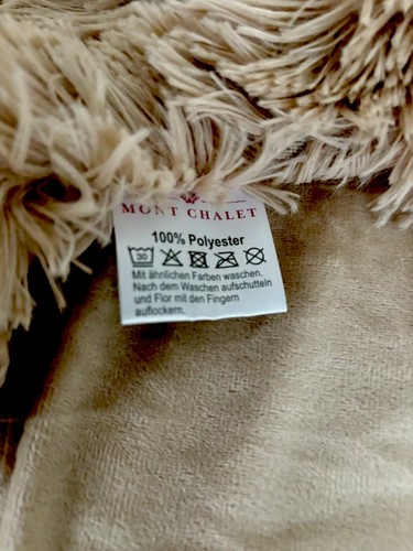 MONT CHALET Premium-Wendeplaid Mikrofaser-Rückseite ca. 150x195 cm Braun - Bild 4 von 4