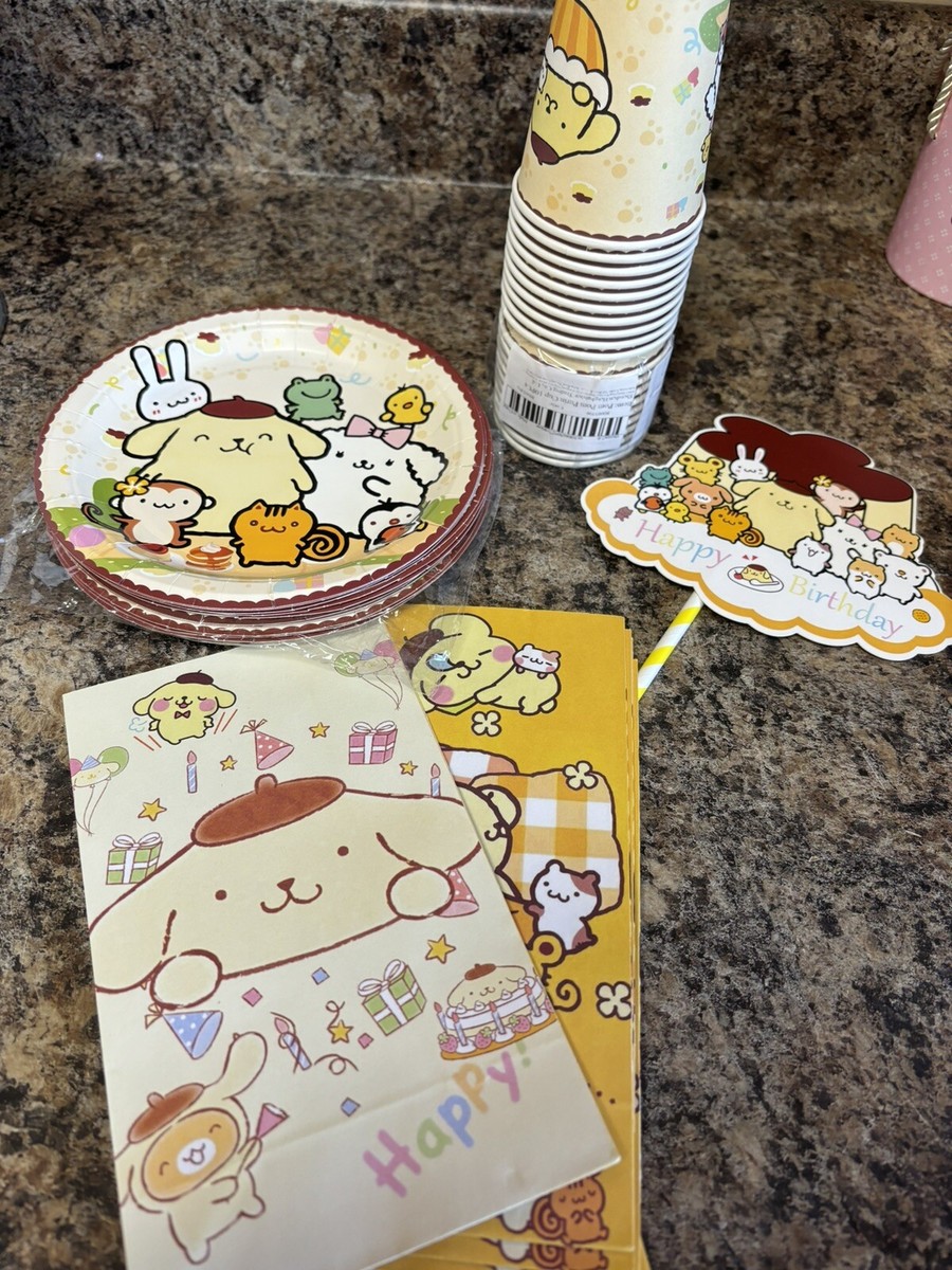Pompompurin birthday Party Supplies cute Limited Edition | eBay
