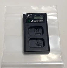 PowerExtra Dual Digital Battery Charger Model DS-FW50