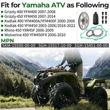 YFM450K Gasket Caltric Stator Gasket For Yamaha Kodiak 450 4WD (2018