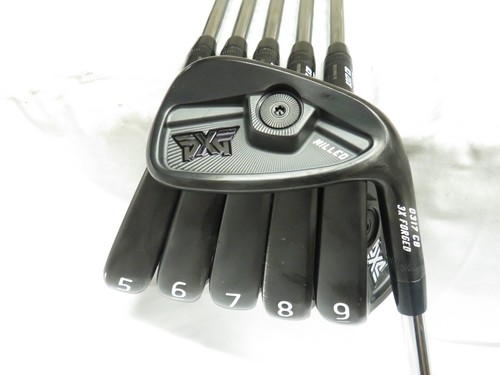 Used PXG 0317 CB Black Iron Set 5-PW Project X LZ 125g 6.5 Extra Stiff Steel