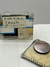 HUGHES OPTICAL LASER LENS 1" DIA COATED OPTICS T=20% R=10M, closed college lab