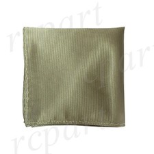 New polyester woven pin striped pocket square hankie handkerchief sage green