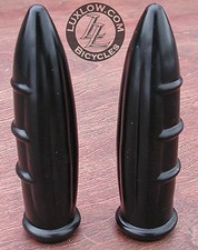 Black Prewar Torpedo GRIPS  Vintage Elgin Bike Colson Shelby CWC Cruiser Bicycle