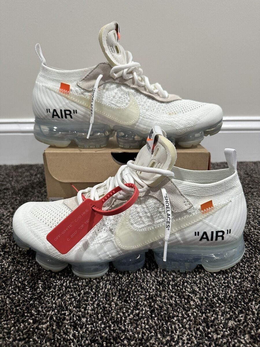 Off-White Virgil x Nike Air VaporMax “Part 2” White Sneaker Off-White Virgil x Nike Air VaporMax “Part 2” White Sneaker
