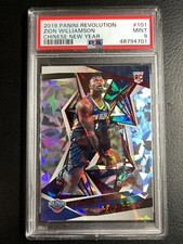 🔥 2019 Chinese New Year Cracked Ice Zion Williamson Rookie #101 PSA 9 MINT RC