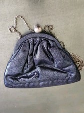 Women Evening Clutch Bag Glitter Handbag Wedding Cocktail Party Purse Strap Opt