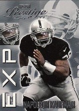 Napoleon Kaufman 1999 Playoff Prestige EXP #EX107 Oakland Raiders