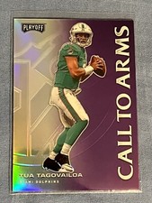 2020 Panini Playoff Call to Arms Purple Tua Tagovailoa #CA-18 Rookie