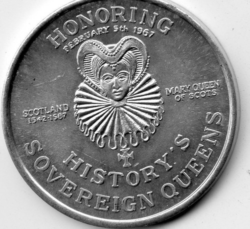 .Mardi Gras Doubloon Krewe of Venus 1967 Aluminum - Picture 2 of 2