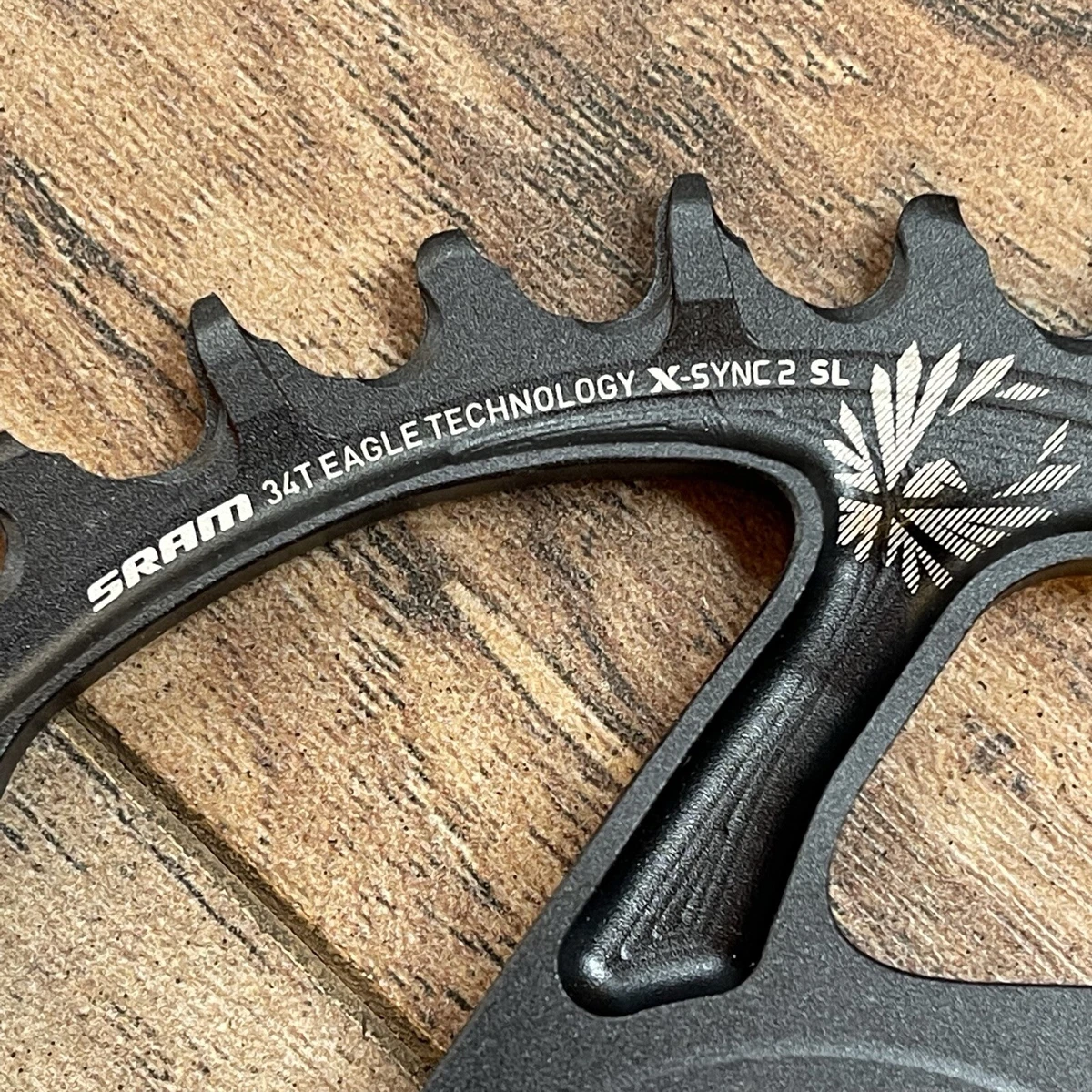 SRAM X-Sync 2 Eagle SL Direct Mount Chainring 34T 3mm Offset Gray No Bolts