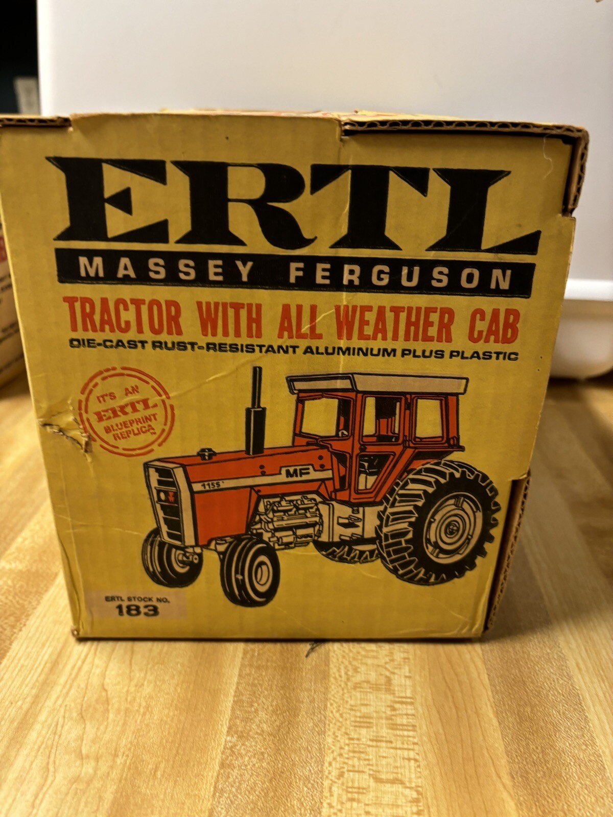 MASSEY FERGUSON 1155 TRACTOR in BOX ERTL Vintage Farm Toy eBay