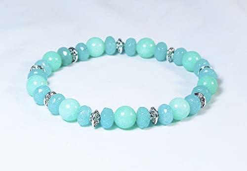 CYNTHIA LYNN ""MARSCHKIND"" DAMEN SILBER BLAU AQUAMARIN GEBURTSSTEIN ARMBAND - Bild 1 von 1