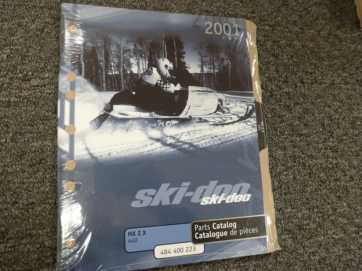 2001 Ski-Doo Model 440 MX Z X Snowmobile Race Sled Parts Catalog