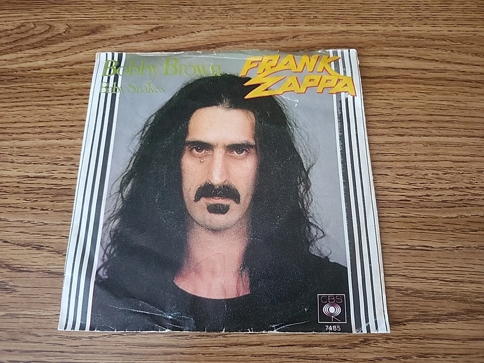 Frank Zappa pair of Holland 1979-1980 7" records w/ picture sleeves vg+ cond - Image 2 of 4