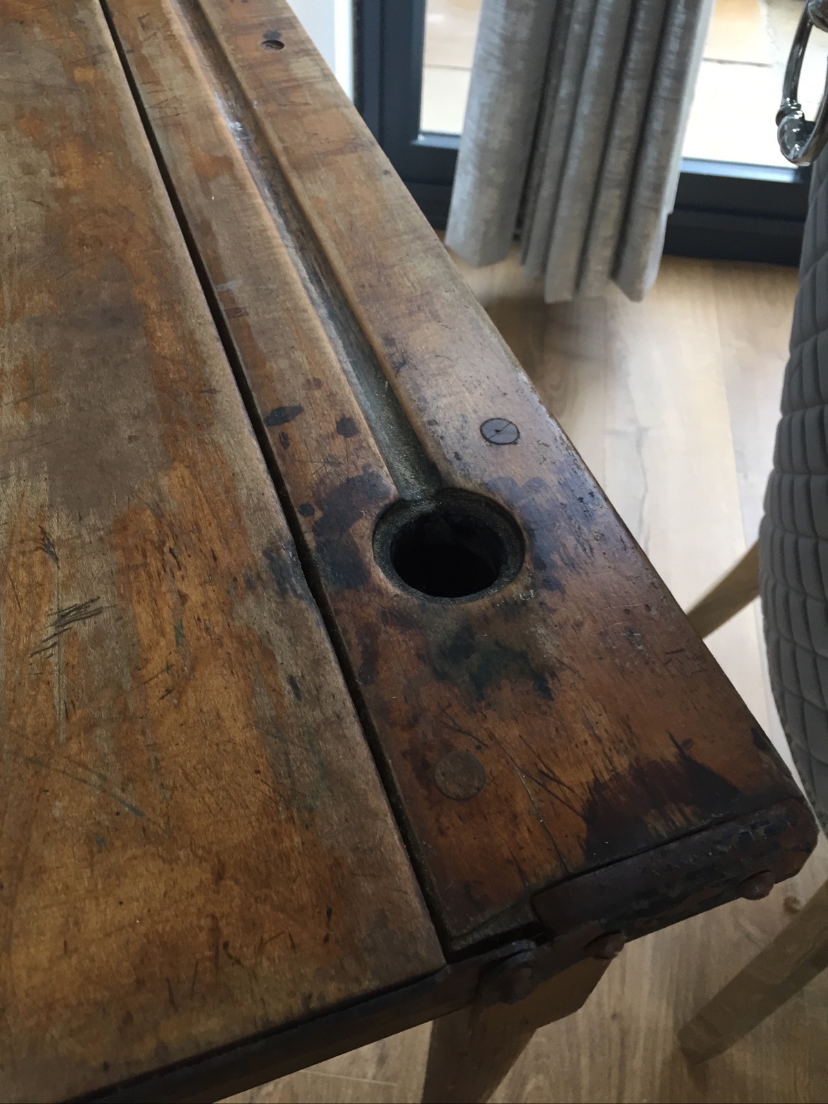 Vintage Old School Desk eBay