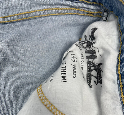 my Levis 505 Jeans Mens 36x30 Denim Straight Leg Blue Wash Regular