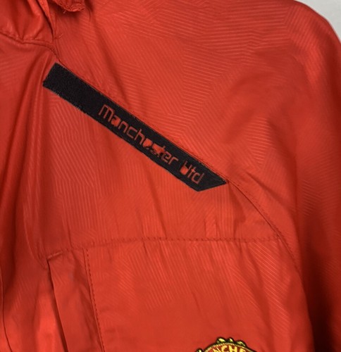 Nike Jacket Soccer Manchester United Windbreaker Lightweight Swoosh Men’s Medium - Picture 4 of 5