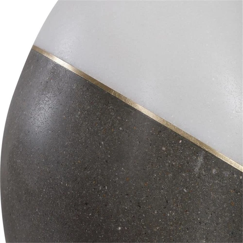 Uttermost Tanali Transitional Concrete Resin and Iron Table Lamp in Gray/White - Picture 6 of 9