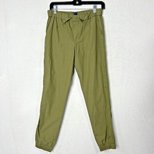 POLO RALPH LAUREN JOGGER BEIGE KHAKI PULL UP PANTS EMBROIDERED PONY Size 14-16