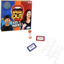 Speak Out Kids vs Parents Game, for 4-10 Players, Ages 8+ Family Hasbro New