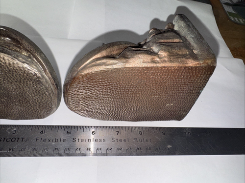 Western-Themed Cast Dodge WAGON WHEEL Bookends (May Be Brass) Get Rolling…RS - Picture 11 of 23