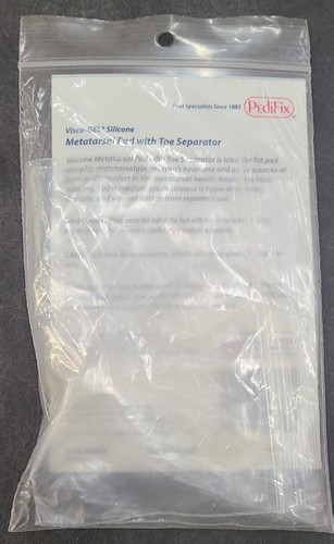 Pedifix Visco-Gel Silicone Metatarsal Pad With Toe Separator Small Left 3002 - Picture 2 of 2