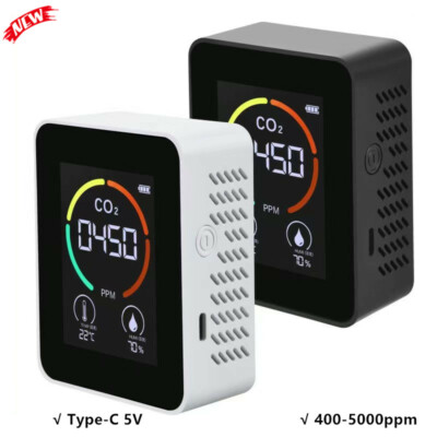 AICHO M8 CO2 Detector 400-5000ppm Air Monitor Temperature Humidity Tester