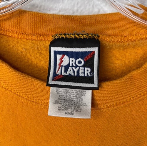 Pro Player Vintage Orange Sweatshirt Men’s Size S - Picture 3 of 6