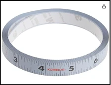 Self Adhesive Stick And Measure Flat Tape Back Stick On 12 Foot By 1/2 Inch US