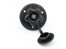 B&B Molders 94217 Fresh Water Inlet, Flange Type, UV Resistant Plastic, Black