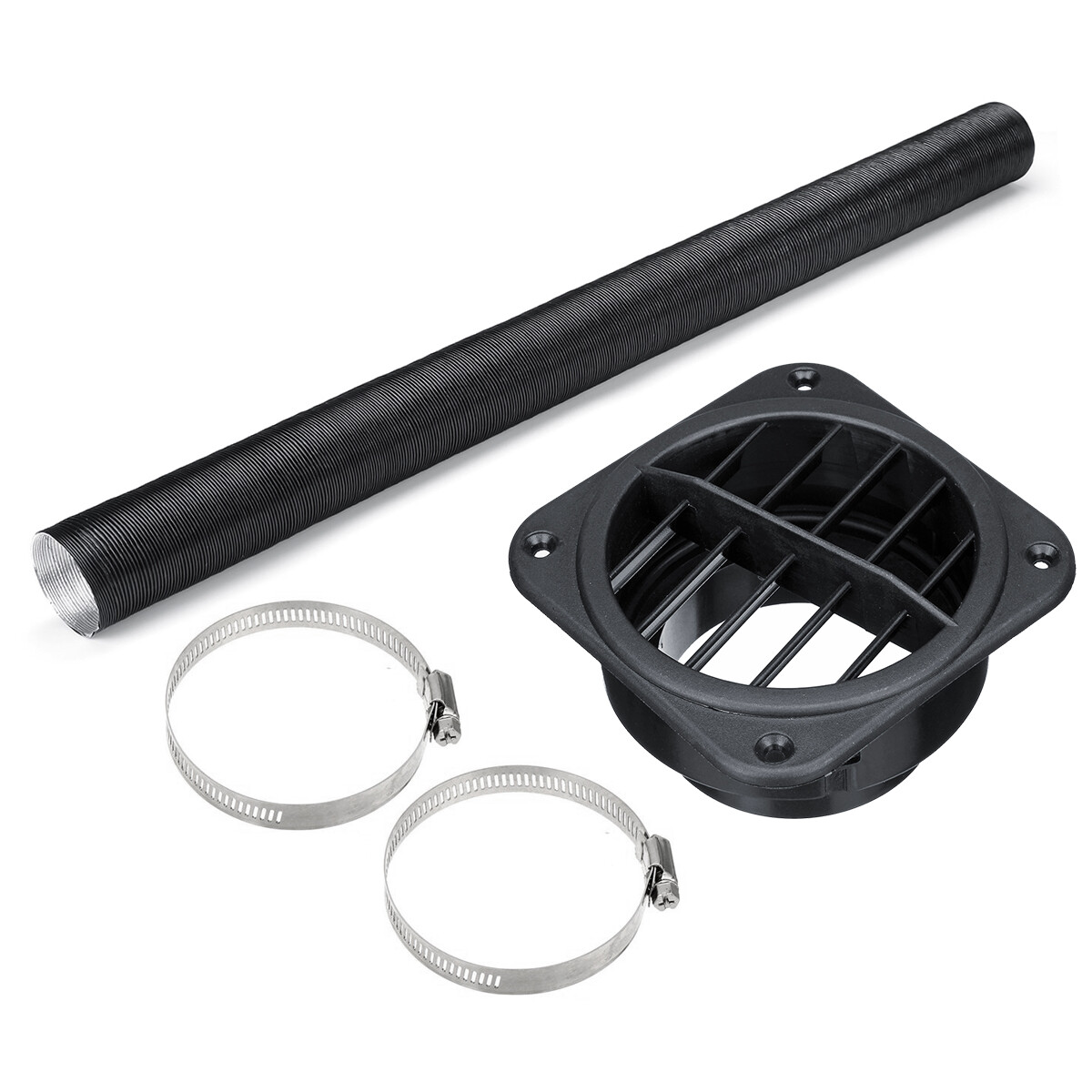 75mm Duct Pipe For Air Diesel Parking Heater Ducting Pipe Hose with Vent u0026  Clips – CDE