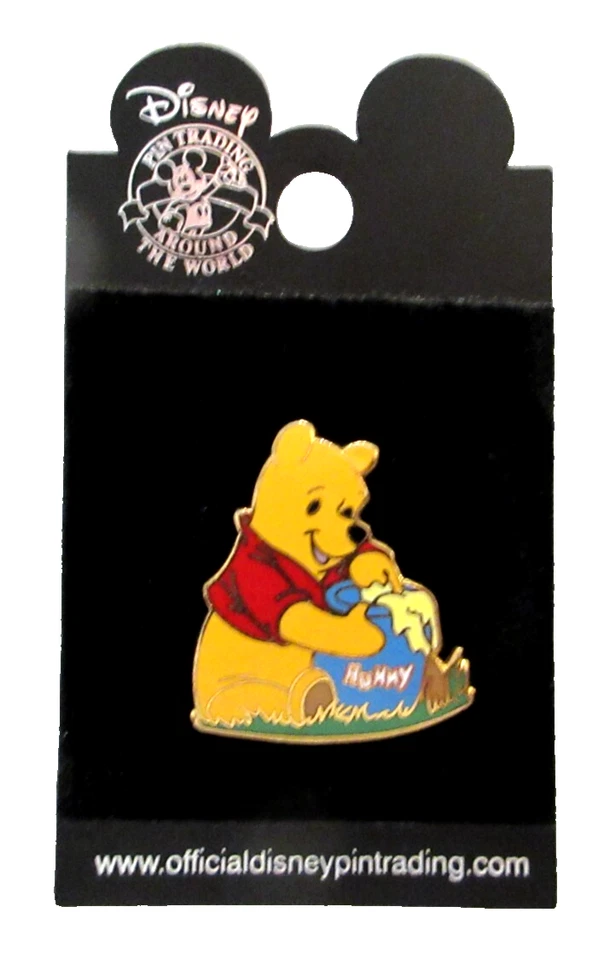 WDW 2004 WINNIE THE POOH PIN - EATING FROM THE HUNNY POT WITH HIS LEFT PAW #1479 - Image 2 of 3
