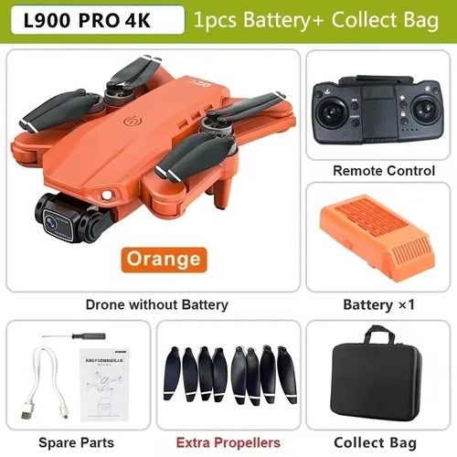 L900 Pro Max GPS Drohne Dual Kamera 5G Wifi 360° Hindernisvermeidung RC Drohne Spielzeug - Bild 13 von 28