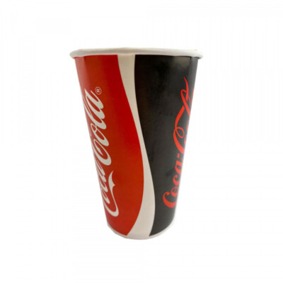 50 Pappbecher 0,4 l | Cola Light/Zero | Perfekt für Events und Catering