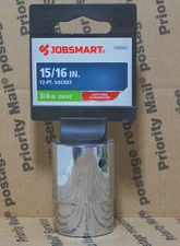 JobSmart 3/4 Drive 15/16" Standard Socket, 12 pt 1038937 New Free Shipping BX233