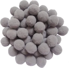 100Pcs 1 Inch Craft Pom Poms Balls for Hobby Supplies and DIY Creative Crafts, P