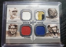 🚨🔥2010 Upper Deck Exquisite Quad Patch MANNING/MANNING/BREES/ROMO 4/15 RARE!!