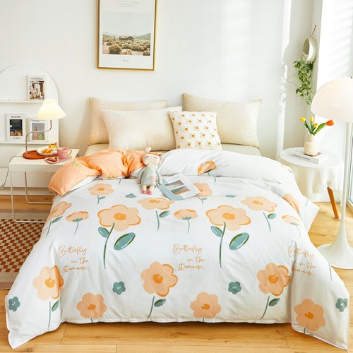 Luxury 100% Cotton Quilt Comforter Set King Queen Single Size Breathable Bedding - Picture 24 of 39