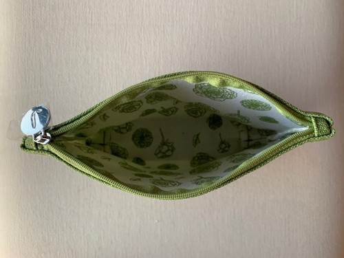LIMITED EDITION JURLIQUE AMENITY KIT COSMETIC MAKE UP BAG CLUTCH GREEN - Picture 4 of 5