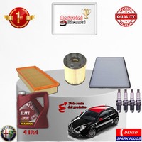 Inspektionskit Filter ÖL Kerzen Xalfa Romeo Mito 1.4 TB 16V 114KW Von 2014