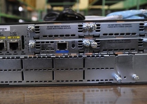 Cisco 2851 Router ADVENTERPRISE 15.1T ios Call Manager Express CME 8.5 512D/256F - Picture 3 of 3